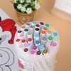 12 Colors Double-headed Marker Pen Set Student Marker Fine Stick Watercolor Pen Brush Stationery for Kids Painting Writing