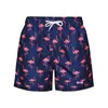 Hommes Holiday Shorts Summer Mens Flamingo Board Surf Casual Beach Mesh Lining Liner Gym 210714