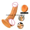 Massage Super Huge Realistic Strapon Dildo For Lesbian Woman Sex Toys G Spot Stimultion Vagina Anal Plug Penis With Strong Suction Cup