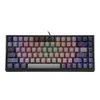 EPOMACER EP84 84-Key RGB Hotswap Przewodowa Klawiatura do gier Mechaniczna z klawiszami PBT Dye-subbed Mac / Win / Gamers