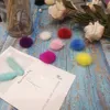 3 cm echte nertsen bont bal decoratie bladerdeeg pom ballen voor doek sleutelhangers hoeden tassen telefonische ondersteuning maatwerk