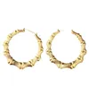 large gold plated hoop earrings