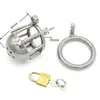 NXY cockrings 68UD Acier Inoxydable Cage Bondage Anneau Pénis Verrouillage Cathéter Urétral Dispositif De Chasteté Masculine Adulte Jeu Sex Toy pour Hommes 1123