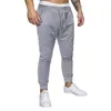 Pantalon pour hommes noir gris couleur unie hommes Joggers décontracté long mâle pantalons de survêtement Hip Hop survêtement pantalon mince 2021 Sweat vêtements