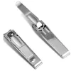 Y.F.Mﾮ Nail Catcher Clipper Tagliaunghie Strumento per manicure in acciaio inossidabile antispruzzo Lima curva