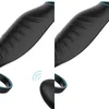 NXY Sex Vibrators 10 Fashion Vibring Penis Massager Ring Dildo för män Cuisine Belt Remote Control Testicle Games Couples 1221