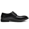 Chaussures habillées en cuir véritable pour hommes, chaussures Oxford de haute qualité, chaussures pour hommes d'affaires, chaussures de mariage de marque