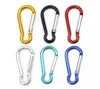 2021 Carabiner Keyrings Key Chain Outdoor Sports Camp Snap Clip Hook Keychains Hiking Aluminum Metal Stainless Steel Hiking Camping