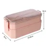 Tuuth fofo lancheira pp material de dupla camada alimentos aquecimento de microondas crianças portátil Dinne Picnic School Container Y200429