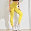 Legging de mujer para Fitness Leggings de cintura alta Push Up Sports Sexy Slim Black Pants Workout Gym Clothing 210925