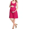 Pregnant Maternity Dresses Vest Casual Pregnancy Dress Cotton Maternity Clothes for Pregnant Women Clothing Sleeveless Dress Q0713