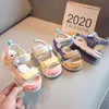 summer girls functional sandals boys soft-soled beach shoes baby barefoot comfortable micorfiber sandals 210713