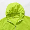 LNGXO Yürüyüş Su Geçirmez Ceket Kadın Erkek Kamp Koşu Güneş-Koruyucu Rüzgarlık Hızlı Kuru Açık Spor Yağmurluk Unisex 211112