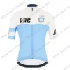 Racing set 2021 Argentina Cykling Jersey Set National Team Clothing Road Bike Suit Cykel Toppar Bib Shorts Maillot Ropa Ciclismo