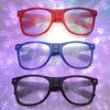 Sonnenbrille Bar Einfache Männer Prom Mode Retro Brille Herz Effekt Gläser Brillen Zubehör Nacht PC Frauen