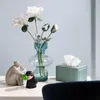 Vases Vase Glass Transparent Flower Nordic Modern Home Decor Living Room Desktop Decoration Soft Decorations Furnishing Ideas