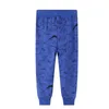 Hoppmätare Boys Sweatpants Cartoon Applique Barn Casual Byxor För Barnkläder Bomull Spädbarn Sportbyxor 210529