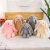 Factory Party Favor Festive Easter Bunny Plush Filled Toy Doll Soft Long Ear Rabbit Animal Kids Baby Valentines Day Birthday Gift 30cm