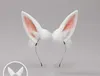 Handmade Rabbit Bunny Long Ear Headband Costume Accessories Mardi Gras Carnival Hair Stick Cosplay Cute Animal Ears Lolita Props for Women Girl Can Bend