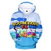 Erkek Hoodies Sweatshirts 2021 Klasik Boomerang Fu Oyunu Hoodie Erkekler/Kızlar 3D Serin Sokak Giyim Sıradan Çocuklar Kapüşonlu Çocuk Sweatshirt