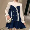 Dress Spring Summer French Style Princess Children's Clothing For Girls Kids Clothes ' 210528