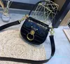 Designer- Handbag Circle Ring Shoulder Bags female Handbags Messenger Purse Classic Women Flap Chain Crossbody Bags