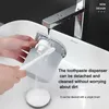 LEDFRE автоматическая зубная паста сжимание набор настенный бытовой домохозяйственную неффрированную ванную комнату держатель зубной щетки LF71013 210709