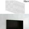 Wall Stickers 10Pcs 3D SelfAdhesive Tile Brick Panel Roof Sticker Foam Wallpapers6027362