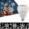 Efekt LED Light Świąteczne Śnieg Snowstorm Projector Lights 16 Wzory obrotowe lampy projekcyjne na imprezę KTV KTV HOL1959422