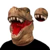 할로윈 전체 얼굴 마스크 공룡 마스크 라텍스 공포 헤드 커버 성능 의상 소품 코스프레 파티 마스크를위한 헤드 커버