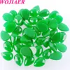 Wojiaer inget borrat hål 13x18x6mm naturliga ametister ädelsten vatten drop cab cabochon pärlor för diy smycken tillbehör bu810