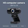 Full HD 1080p Webcam PC-webbkamera med mikrofon USB-webbkameror för att ringa Live Broadcast Video Conference