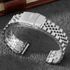 20mm 22mm Stainless Steel Strap Silver Men's Straps Black Golden 20mm Band Rose Gold 22mm Watch Accessories Men Wrist Belt H0915