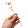 Hårklipp Barrettes 1st Vintage Lotus Flower Long Hairpin Stick Metal Pins Women Jewelryaa