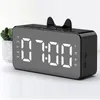 Other Clocks & Accessories Digital LED Mirror Bluetooth Speaker Alarm Clock Table Wake Up Light Electronic Large Time Temperature Display Ho
