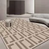 Carpets de salon de luxe Lettre de concepteur tapis décoratif tapis décoratif luxurys f tapis de mode mouche à chambre à coucher