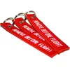 2021 Remove Before Flight Bagagelabel Label Sleutel Geborduurd Mooi Canvas Specile Sleutelhangers Bagagelabels Rood In Opp Zak