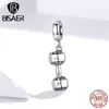 Dumbbell Bisaer 925 Sterling Silver Dumbbell Sport Koraliki Fit Origoral Charm Bransoletki Srebrny 925 Biżuteria Q0531