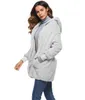 2020年新年春の毛皮のテディベアコートジャケット女性のファッションオープンステッチフード付きコート女性長袖ファジィジャケットコートY0829