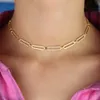 Collier ras du cou pour femmes, breloque à maillons glacés, chaîne de tennis, or Rock Hiphop, chaîne cubaine, bijoux