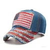 Cappelli da festa Trump 2024 Berretto da baseball Campagna elettorale Cappelli Cowboy Diamond Caps Regolabile Donna Denim Via mare T2I52422