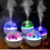 Novelty Items ColorLED Lights Rose Flower Air Humidifier Plant Aroma Diffuser Mist Maker Home Decoration Valentine's Day Birthday Wedding Gi