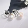 Dangle & Chandelier Circle Earrings Vintage High Imitation Baroque Pearl Brass Gold Earclip Women Jewelry Golden Punk Round