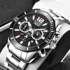 Lige Mens Watches Top Brand Brand Luxury Fashion Quartz Clock Male All Steel Watch For Men Date Imperproof Sport Chronograph 210527