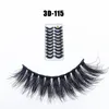 Gros 3D Faux Mink Lashes Set 10 Paires Naturel Long Faux Cils Pack Volume Fluffy Doux Faux Cils Extension De Maquillage À La Main Cils Réutilisables