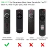 För Amazon Fire TV Stick 4K fjärrkontroll skyddsfall 5,9 tums täcke silikonhylsa stötdämpad anti-slip ersättning