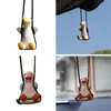 Little Duck Swing Pendant med hängande rep bilprydnadspåse personliga tillhörigheter ger lycka till fancy hem dekoration261u