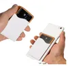 創造的な昇華空白の革の携帯電話のステッカーの熱伝達DIYカードホルダーIDストレージ9.7 * 6.6cm SN2803