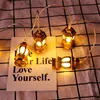 Strings LED Plastic Lantern Light Colorful 10 Pendant String Lights Ramadan Arab Festival Ornament Home Decoration