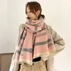 Scarves Korean Autumn And Winter Leopard Print Imitation Cashmere Scarf Women Warm Thick Shawl Doublesided 60190cm7927915